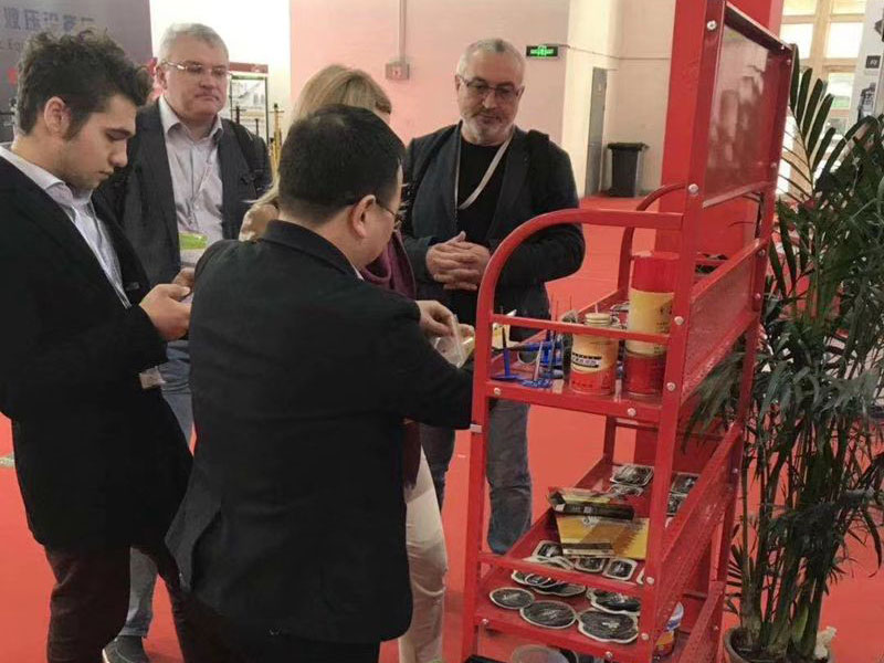 Foreign customers visiting